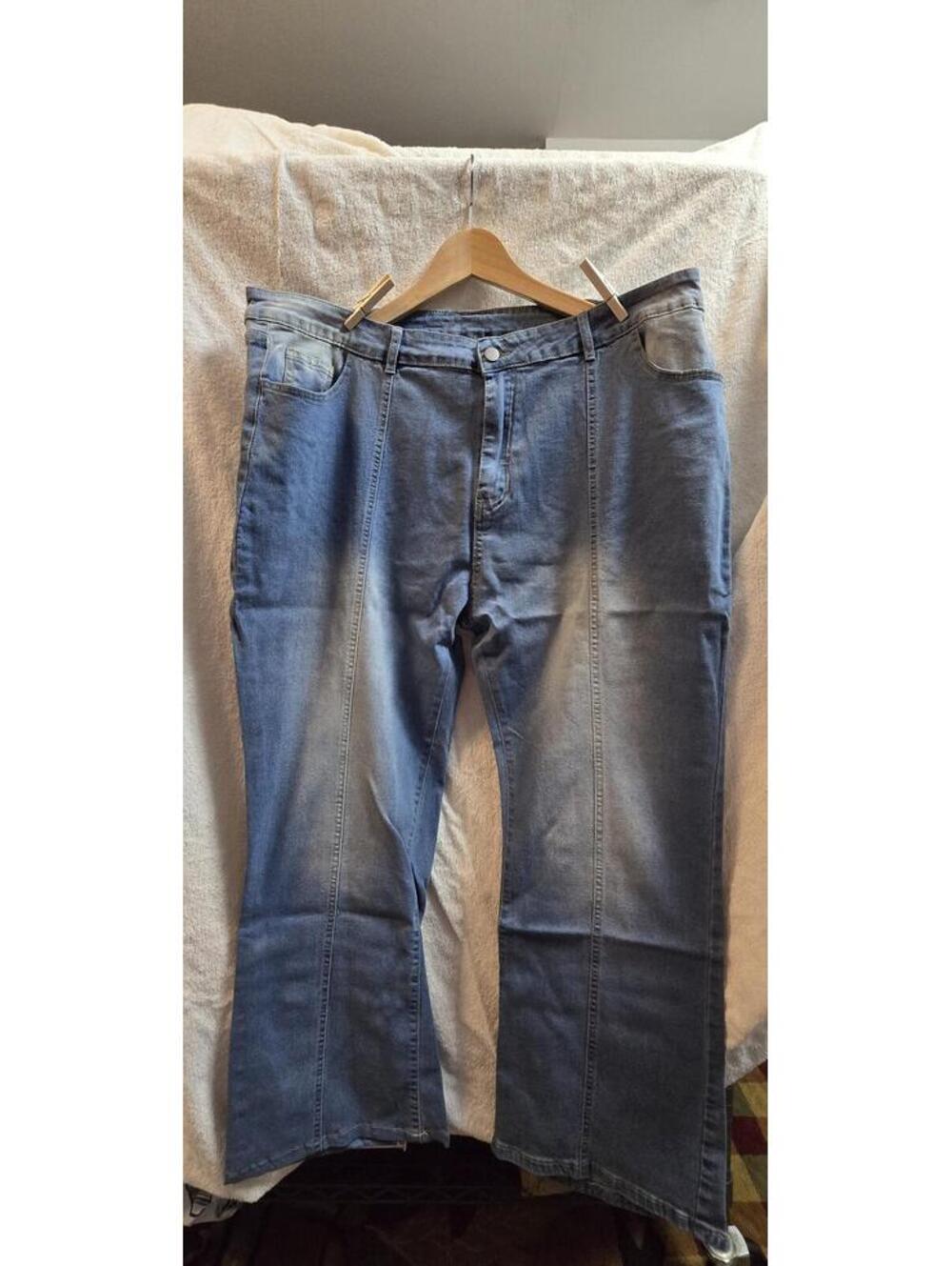 2 New Pair Boot Cut Jeans - one Lighter, one Darker